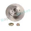 Jeu de 2 disques de frein arrière RAP BRAKES R-D0945 - Visuel 1