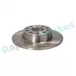 Jeu de 2 disques de frein arrière RAP BRAKES R-D0947 - Visuel 2