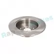 Jeu de 2 disques de frein arrière RAP BRAKES R-D0948 - Visuel 3