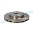 Jeu de 2 disques de frein arrière RAP BRAKES R-D0954 - Visuel 2