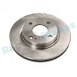 Jeu de 2 disques de frein avant RAP BRAKES R-D0955 - Visuel 1