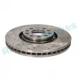 Jeu de 2 disques de frein avant RAP BRAKES R-D0956 - Visuel 2
