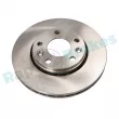 Jeu de 2 disques de frein avant RAP BRAKES R-D0960 - Visuel 1