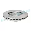 Jeu de 2 disques de frein avant RAP BRAKES R-D0972C - Visuel 3