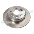 Jeu de 2 disques de frein arrière RAP BRAKES R-D0974 - Visuel 1