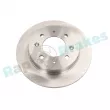 Jeu de 2 disques de frein arrière RAP BRAKES R-D0975 - Visuel 1