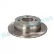Jeu de 2 disques de frein arrière RAP BRAKES R-D0976 - Visuel 2
