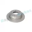 Jeu de 2 disques de frein arrière RAP BRAKES R-D0976C - Visuel 2