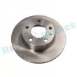 Jeu de 2 disques de frein arrière RAP BRAKES R-D0983 - Visuel 1