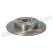 Jeu de 2 disques de frein arrière RAP BRAKES R-D0989 - Visuel 2