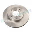 Jeu de 2 disques de frein avant RAP BRAKES R-D0990 - Visuel 1