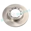 Jeu de 2 disques de frein arrière RAP BRAKES R-D0993 - Visuel 1