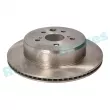 Jeu de 2 disques de frein arrière RAP BRAKES R-D0997 - Visuel 2