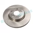 Jeu de 2 disques de frein avant RAP BRAKES R-D0998 - Visuel 1