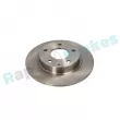 Jeu de 2 disques de frein arrière RAP BRAKES R-D1004 - Visuel 2