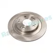 Jeu de 2 disques de frein arrière RAP BRAKES R-D1009 - Visuel 1