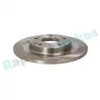 Jeu de 2 disques de frein arrière RAP BRAKES R-D1009 - Visuel 2