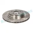 Jeu de 2 disques de frein arrière RAP BRAKES R-D1010 - Visuel 2