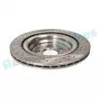 Jeu de 2 disques de frein arrière RAP BRAKES R-D1010 - Visuel 3