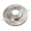 Jeu de 2 disques de frein avant RAP BRAKES R-D1012 - Visuel 1