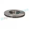 Jeu de 2 disques de frein avant RAP BRAKES R-D1017 - Visuel 3