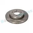 Jeu de 2 disques de frein arrière RAP BRAKES R-D1019 - Visuel 2