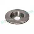 Jeu de 2 disques de frein arrière RAP BRAKES R-D1019 - Visuel 3