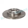 Jeu de 2 disques de frein arrière RAP BRAKES R-D1024 - Visuel 2