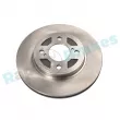 Jeu de 2 disques de frein avant RAP BRAKES R-D1025 - Visuel 1