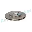 Jeu de 2 disques de frein avant RAP BRAKES R-D1026 - Visuel 2