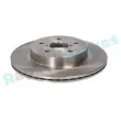 Jeu de 2 disques de frein arrière RAP BRAKES R-D1027 - Visuel 2