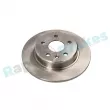 Jeu de 2 disques de frein arrière RAP BRAKES R-D1031 - Visuel 1