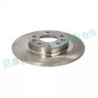 Jeu de 2 disques de frein arrière RAP BRAKES R-D1033 - Visuel 2