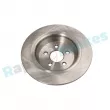 Jeu de 2 disques de frein arrière RAP BRAKES R-D1036 - Visuel 3