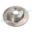 Jeu de 2 disques de frein arrière RAP BRAKES R-D1039 - Visuel 1