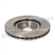 Jeu de 2 disques de frein avant RAP BRAKES R-D1041 - Visuel 3