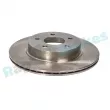 Jeu de 2 disques de frein arrière RAP BRAKES R-D1045 - Visuel 2
