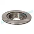 Jeu de 2 disques de frein arrière RAP BRAKES R-D1045 - Visuel 3