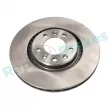 Jeu de 2 disques de frein arrière RAP BRAKES R-D1047 - Visuel 1
