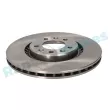 Jeu de 2 disques de frein arrière RAP BRAKES R-D1047 - Visuel 2