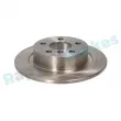 Jeu de 2 disques de frein arrière RAP BRAKES R-D1053 - Visuel 2