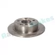 Jeu de 2 disques de frein arrière RAP BRAKES R-D1055 - Visuel 2