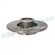 Jeu de 2 disques de frein arrière RAP BRAKES R-D1058 - Visuel 3