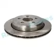 Jeu de 2 disques de frein arrière RAP BRAKES R-D1059 - Visuel 2