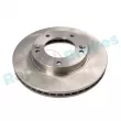 Jeu de 2 disques de frein avant RAP BRAKES R-D1062 - Visuel 1