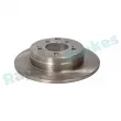 Jeu de 2 disques de frein arrière RAP BRAKES R-D1070 - Visuel 2