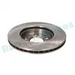 Jeu de 2 disques de frein avant RAP BRAKES R-D1072 - Visuel 3