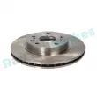 Jeu de 2 disques de frein avant RAP BRAKES R-D1073 - Visuel 2