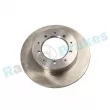 Jeu de 2 disques de frein arrière RAP BRAKES R-D1075 - Visuel 1
