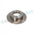 Jeu de 2 disques de frein arrière RAP BRAKES R-D1075 - Visuel 2